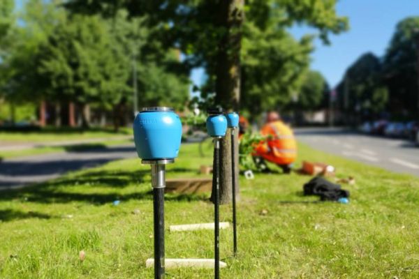 „LoRaWAN“ - 24 Bodenfeuchte-Sensoren wurden installiert